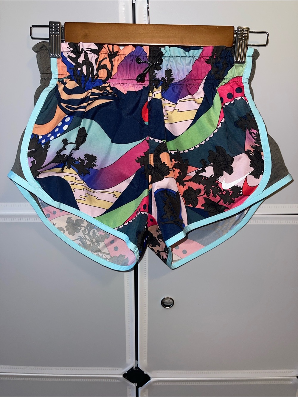 Nike Multicolor Print Running Shorts